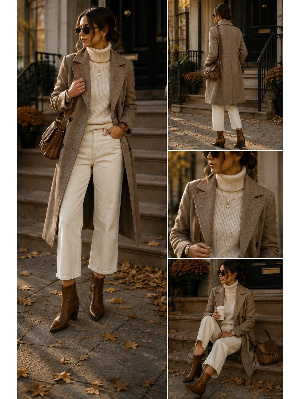 Jones New York Sport Cream Cropped Wide Leg Jeans Women’s 8